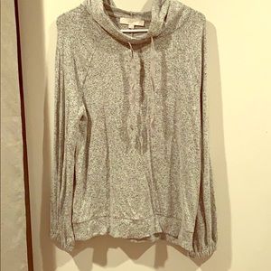 Loft Hooded Long Sleeve Shirt
